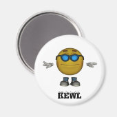 KEWL Emoticon Magnet (Vorderseite/Rückseite)