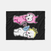 Kewpie-Baby-Engel-Teufels-Cherubs Fleecedecke (Vorderseite (Horizontal))