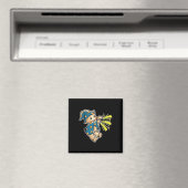 Kewpie Baby Wizard Traditionelles Tattoo Flash Magnet (In Situ (Geschirrspüler))
