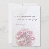 Kewpie Babydusche Einladung (Rückseite)