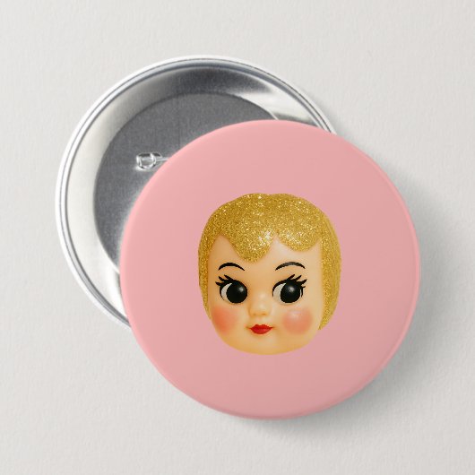 Kewpie Doll Fan Badge Button (Vorne & Hinten)
