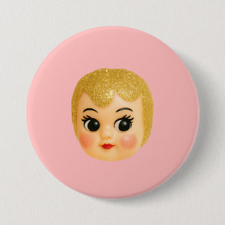 Kewpie Doll Fan Badge Button