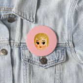 Kewpie Doll Fan Badge Button (Beispiel)