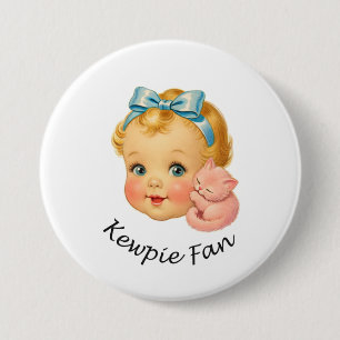 Kewpie Fan Dolly Abzeichen Button