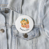 Kewpie Fan Dolly Abzeichen Button (Beispiel)