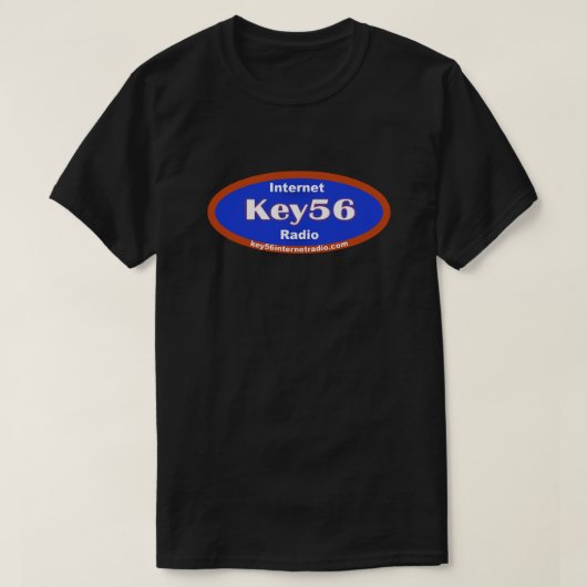 Key56 Radio Black T-Shirt (Design vorne)