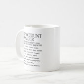 Key Account Manager Kaffeetasse (Vorderseite Links)