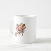 Key and flowers mug kaffeetasse (Vorderseite Links)