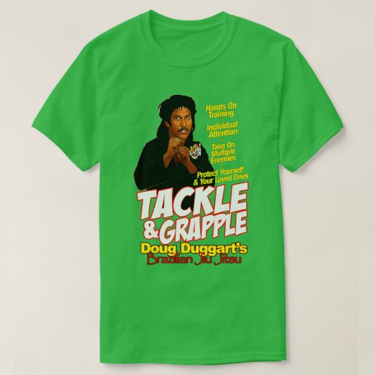 Key and Peele Tackle and Grapple Doug Duggarts Bra T-Shirt (Design vorne)