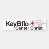 Key Bflo Center Christ #BornAgainBflo Autoaufkleber (Vorne)