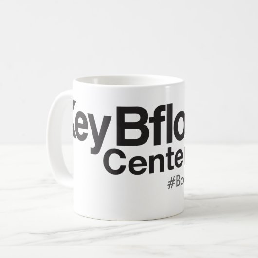 Key Bflo Center Christ Trucker Hat Kaffeetasse (Vorderseite Links)