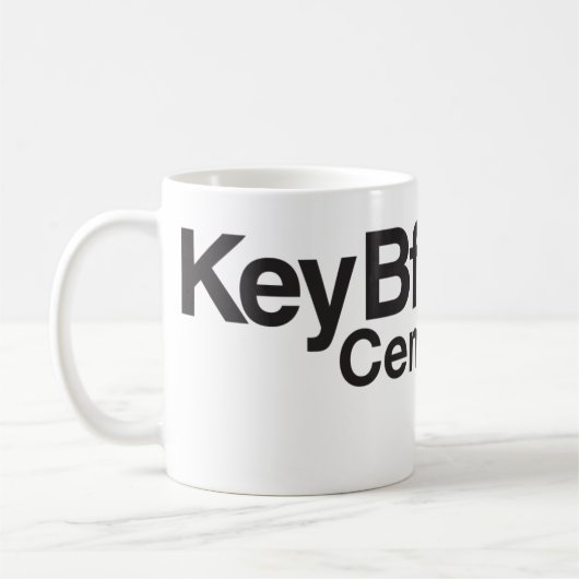 Key Bflo Center Christ Trucker Hat Kaffeetasse (Links)