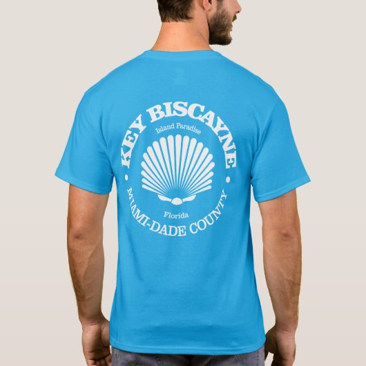 Key Biscayne (Seashell) T-Shirt (Rückseite)