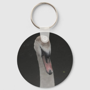 Key Chain Baby Swan Face Schlüsselanhänger