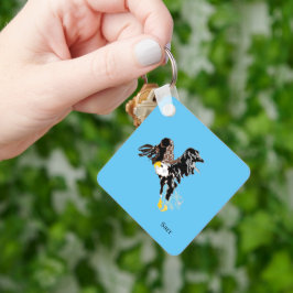 Key Chain : Bald  Eagle in Flight Schlüsselanhänger