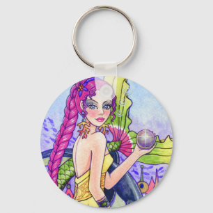 Key Chain Mermaid Fairy Fantasy von Ann Howard Schlüsselanhänger