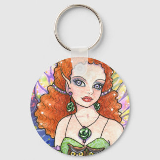 Key Chain Owl Blume Fairy Fantasy von Ann Howard Schlüsselanhänger