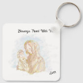 Key Chain  : Travel  Blessings . Schlüsselanhänger (Rückseite)