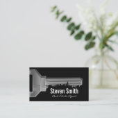 Key & Cityscape Visitenkarte (Stehend Vorderseite)