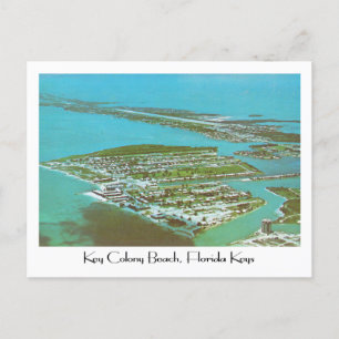 Key Colony Beach, Florida, in den 1970er Jahren Postkarte