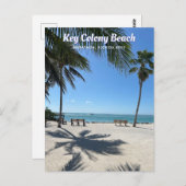 Key Colony Beach Marathon Florida Keys Postkarte (Vorne/Hinten)