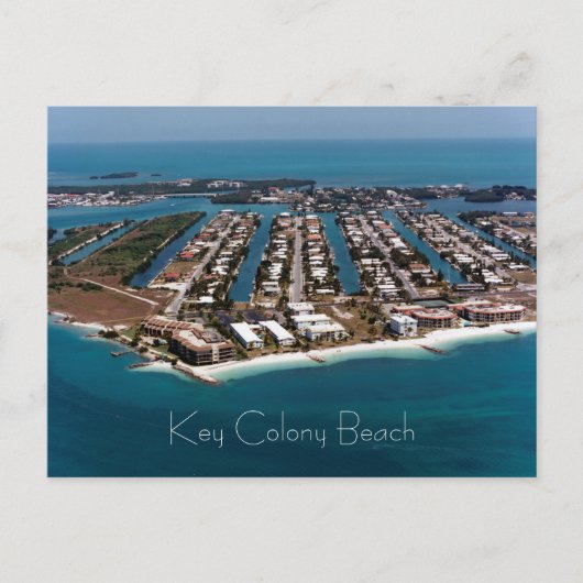 Key Colony Beach, Marathon, Florida Postkarte (Vorderseite)