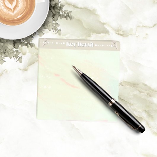 Key Detail Acrylic Reading Annotation Post-it Klebezettel