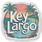 Key Largo Aufkleber (Vorderseite)