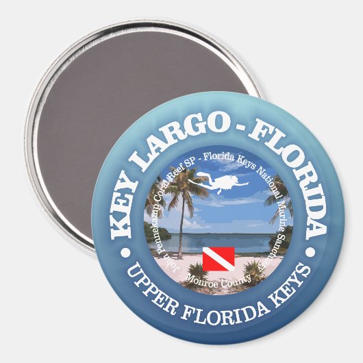 Key Largo (C) Magnet (Vorderseite/Rückseite)