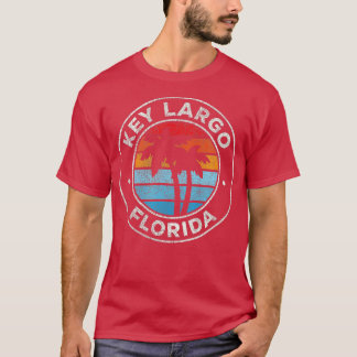 Key Largo Florida FL Vintag Retro 70er T-Shirt