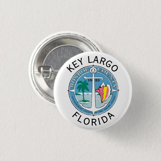 Key Largo - Florida Keys Button (Vorne & Hinten)