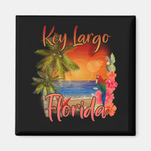 Key Largo Florida Keys Tropical Beach Sunset Magnet