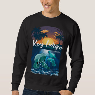 Key Largo Florida Manatees Urlaubs-Souvenir Mana Sweatshirt