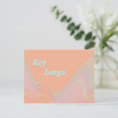 Key Largo Florida Pastel Wings Postkarte (Stehend Vorderseite)