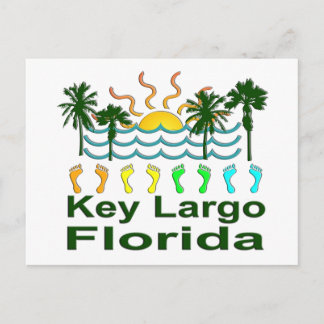 Key Largo Florida Postkarte