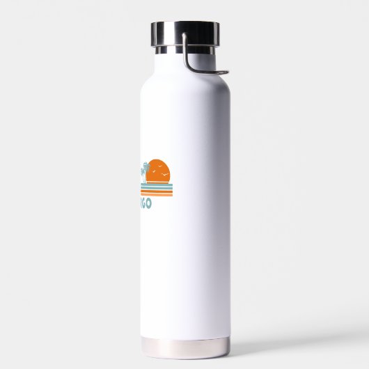 Key Largo Florida Sun Palm Trees Trinkflasche (Links)