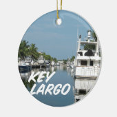 Key Largo Florida-Szene Keramikornament (Links)