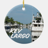 Key Largo Florida-Szene Keramikornament (Hinten)