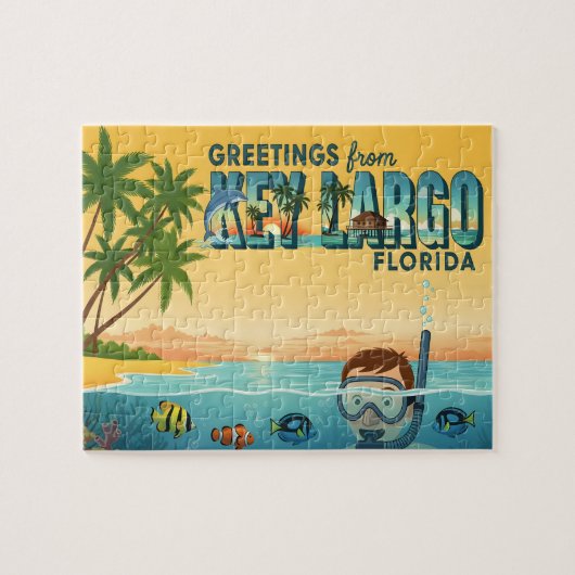 Key Largo Florida – Tropical Vacation Puzzle (Horizontal)