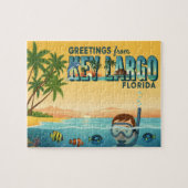 Key Largo Florida – Tropischer Urlaub Puzzle (Horizontal)