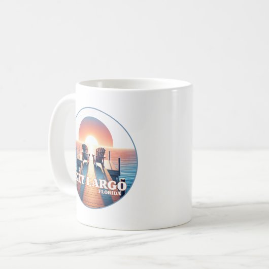 Key Largo Florida USA Kaffeetasse (Vorderseite Links)