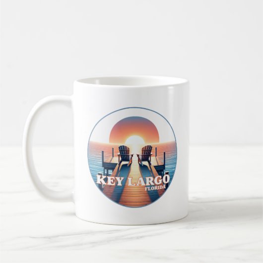 Key Largo Florida USA Kaffeetasse (Links)