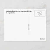 Key Largo, Florida, USA Postkarte (Rückseite)
