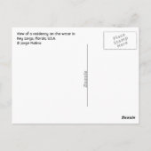 Key Largo, Florida, USA Postkarte (Rückseite)