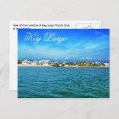 Key Largo, Florida, USA Postkarte (Vorne/Hinten)