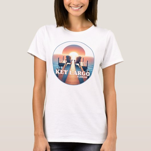 Key Largo Florida USA T-Shirt (Vorderseite)