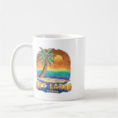 Key Largo Florida Vintages zerrüttetes Souvenir Kaffeetasse (Links)