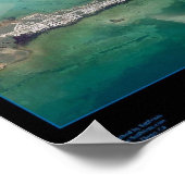 Key Largo, Satellitenposter von Florida Poster (Ecke)