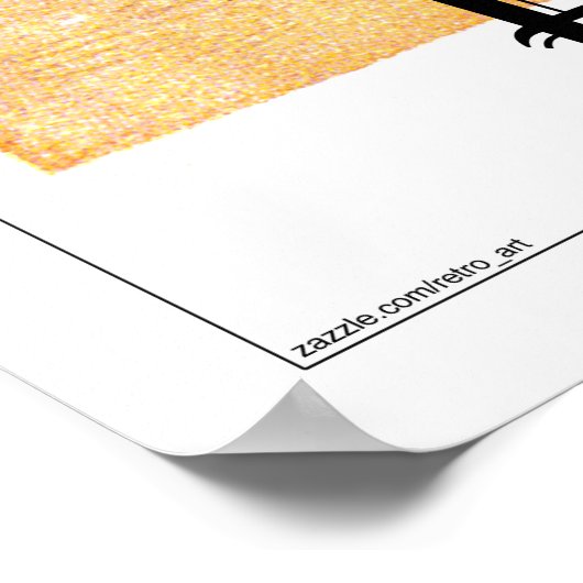 Key Largo Vintag Beach Poster (Ecke)