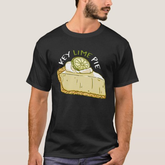 Key Lime Pie Florida Cake Pie T-Shirt (Vorderseite)